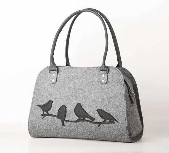 تصویر 2 از کیف نمدی مینیمال انتخاب بانوان خوش سلیقه و دوستدار طبیعت